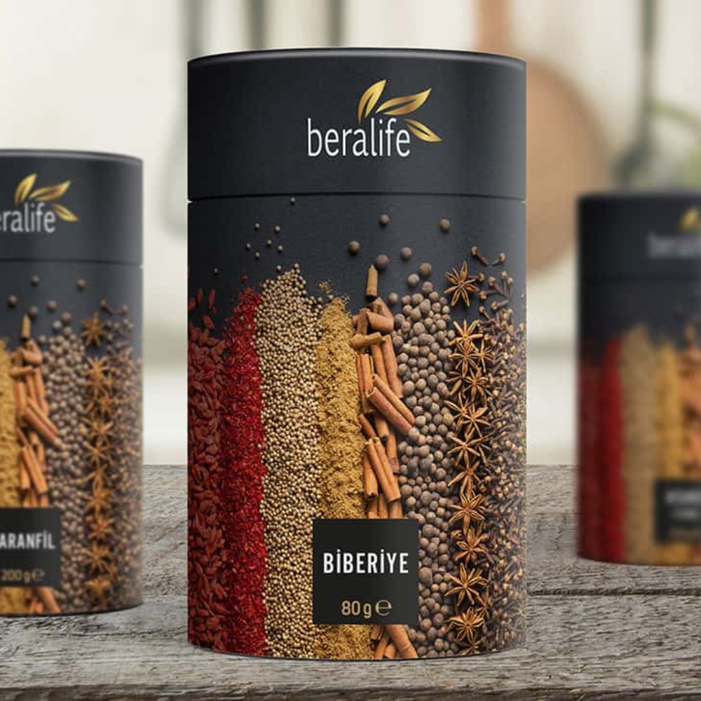 BERALİFE · Baharat Ambalaj Tasarımı