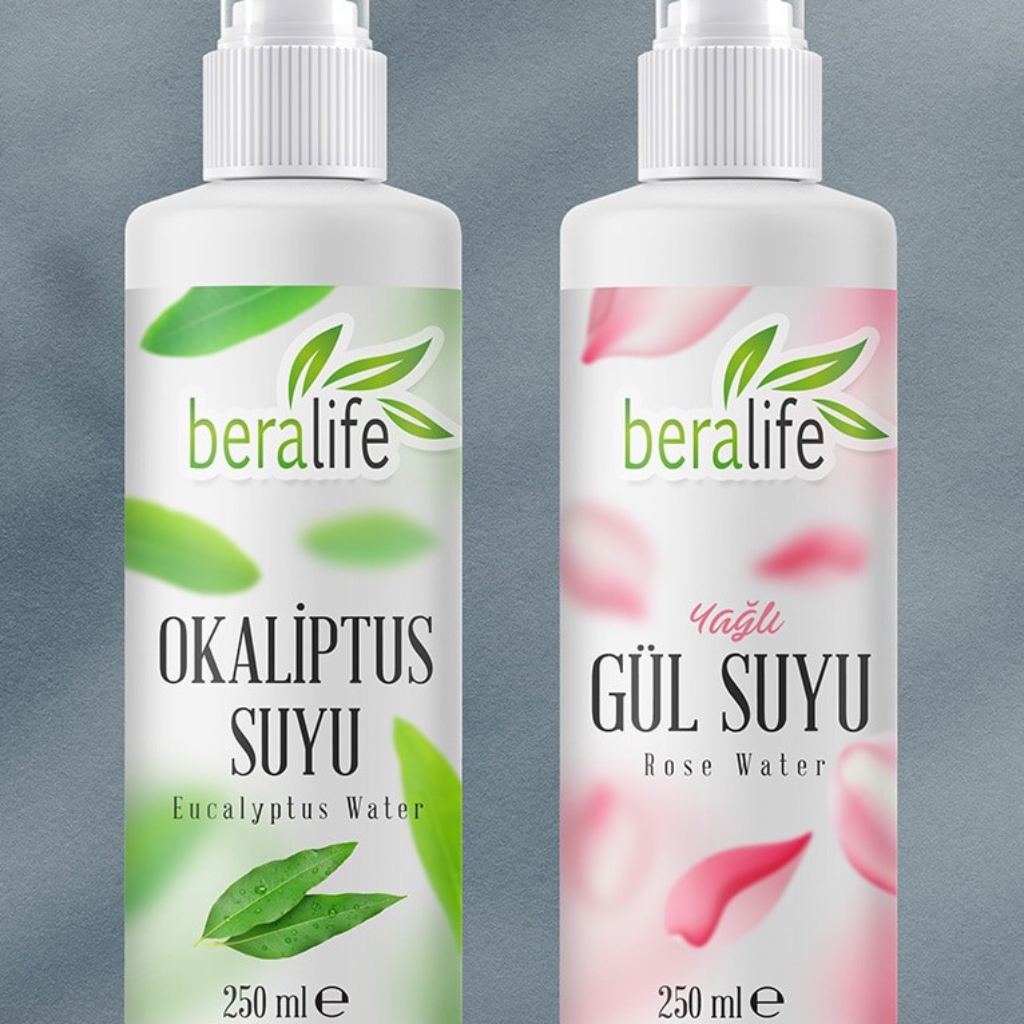 BERALİFE · Gül Suyu Ambalaj Tasarımı
