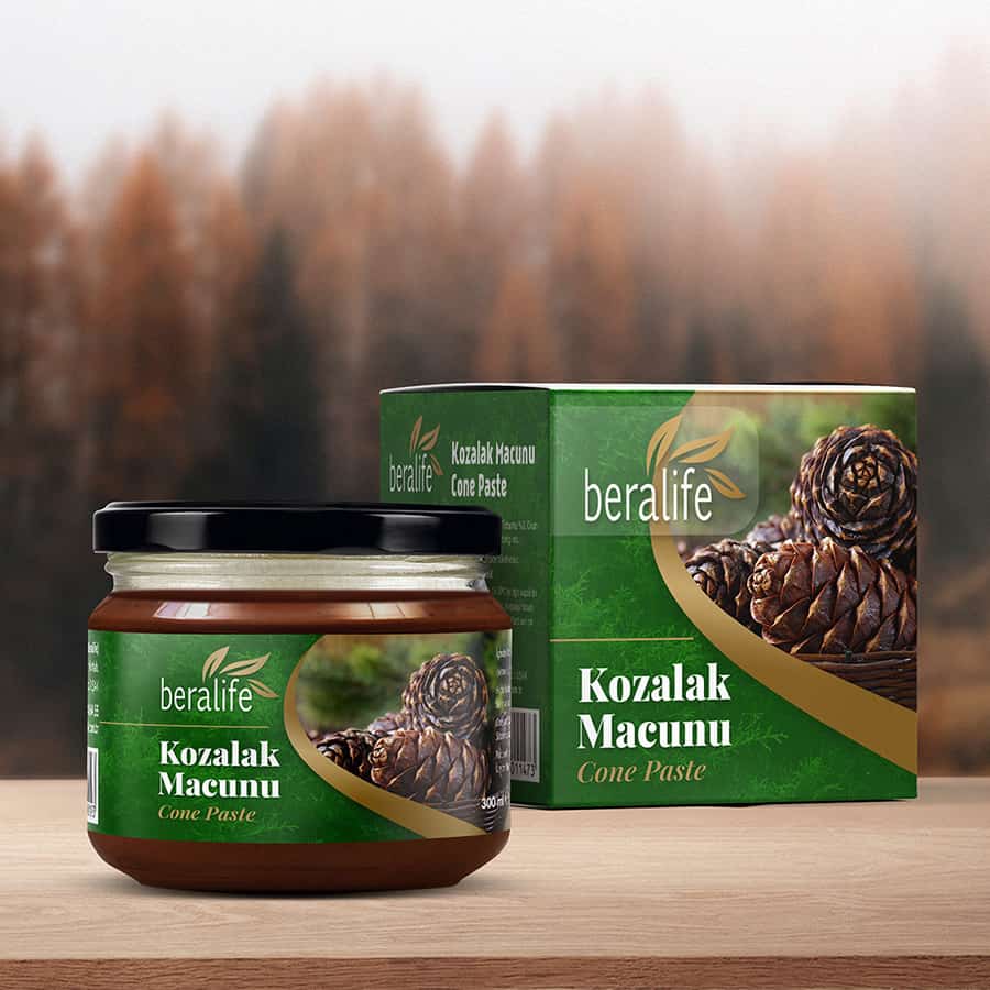 BERALİFE · Kozalak Macunu Ambalaj Tasarımı