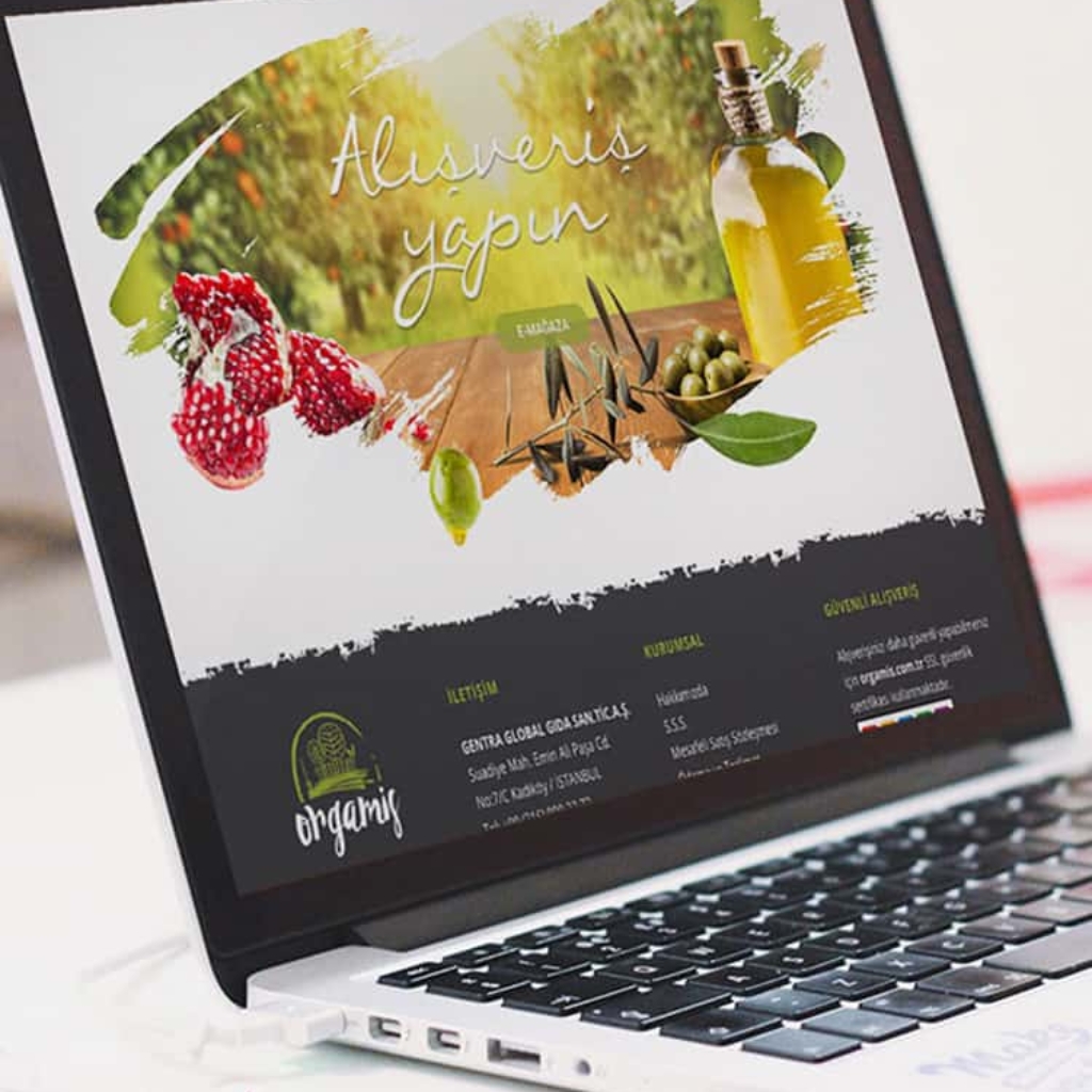 ORGAMİS · Web Sitesi Tasarımı