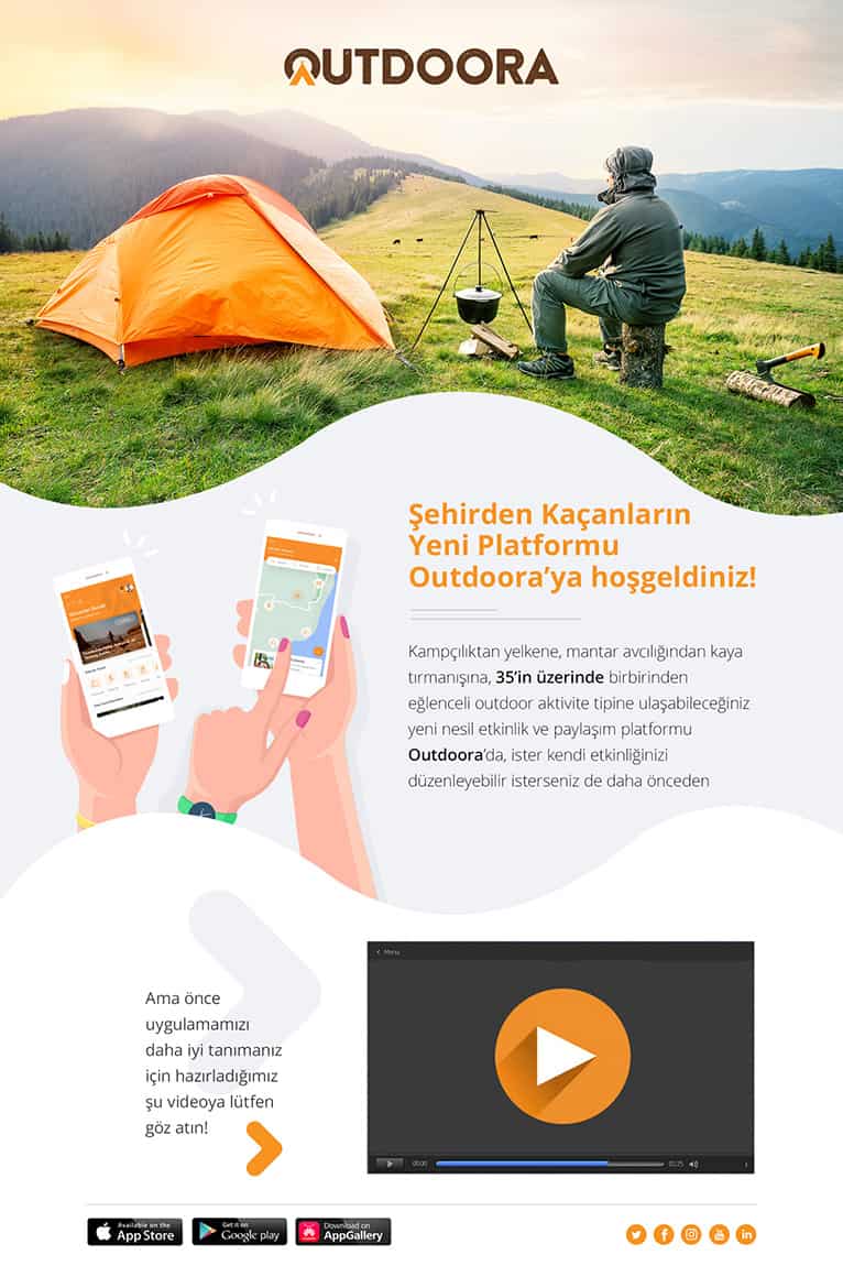 OUTDOORA · Grafik Tasarım
