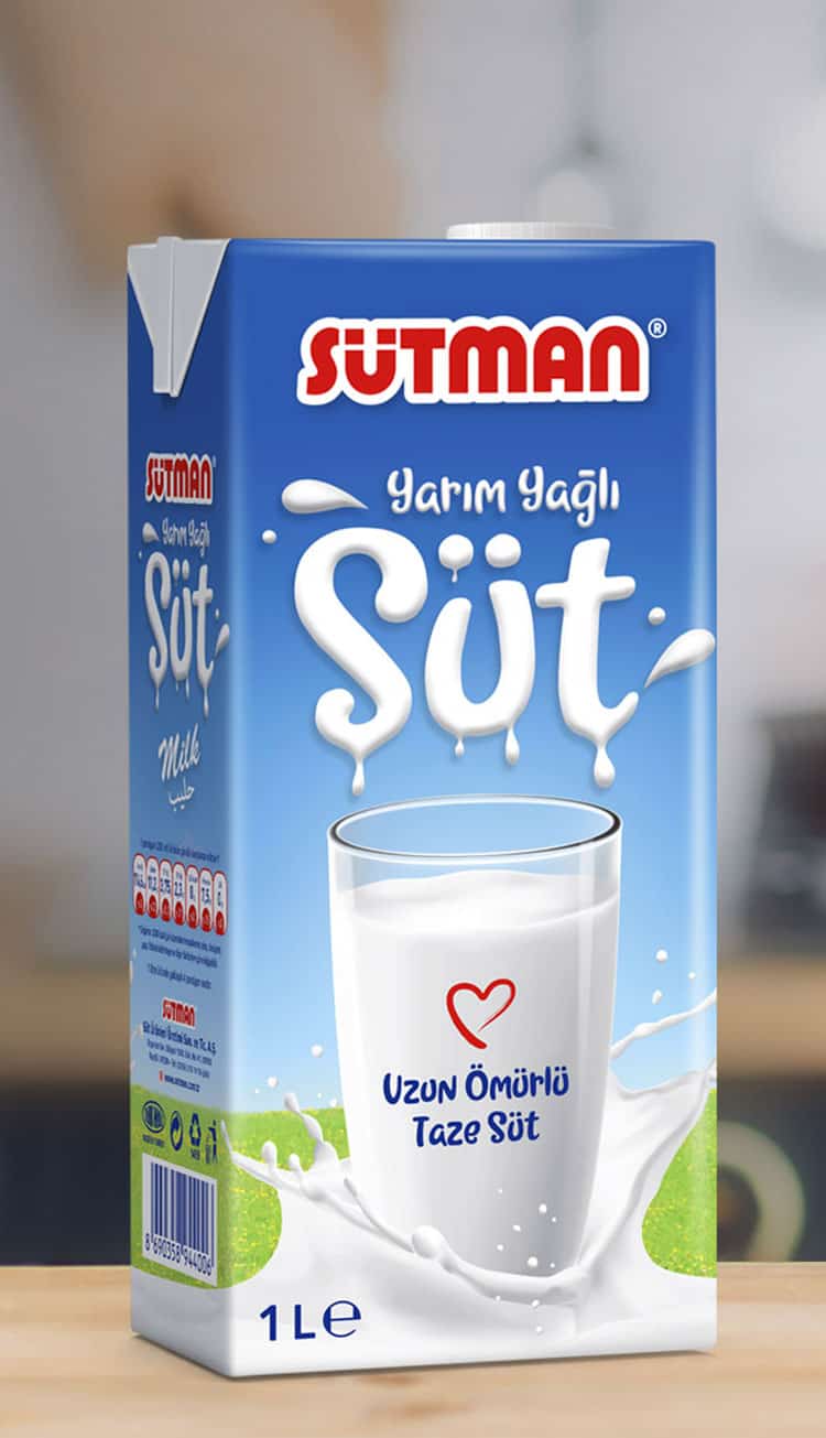 SÜTMAN · Ambalaj Tasarımı