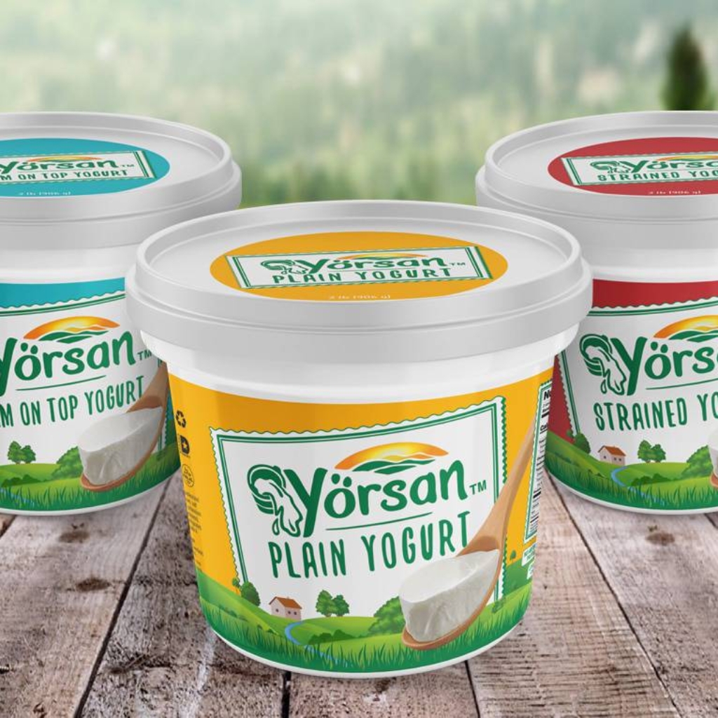 YÖRSAN · Yoğurt Ambalaj Tasarımı